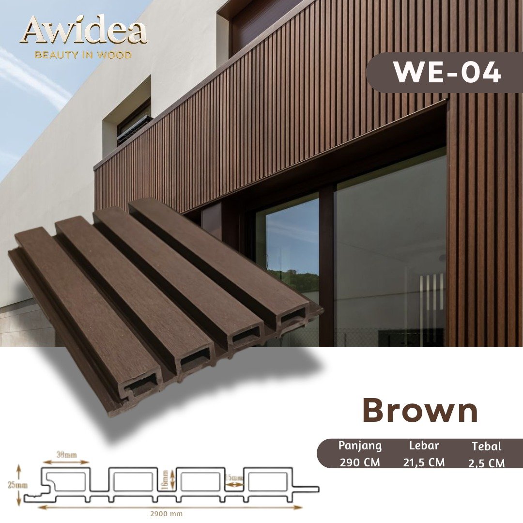 WPC Outdoor AWIDEA WE-04 Brown